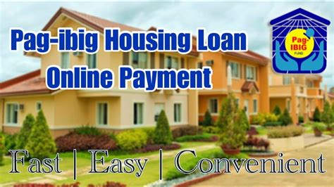 how to pay pag ibig housing loan online